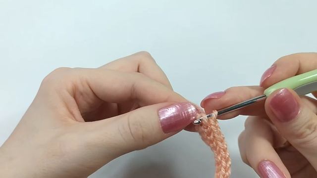 Изящная резинка крючком 1х1. Crochet Elastic
