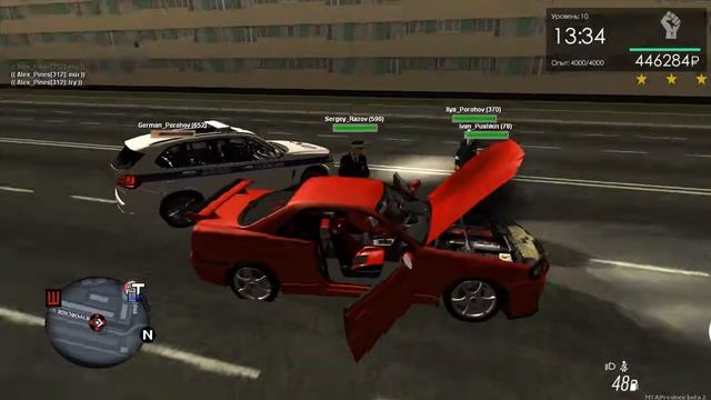 Работа на такси и погоня от ментов - MTA Province