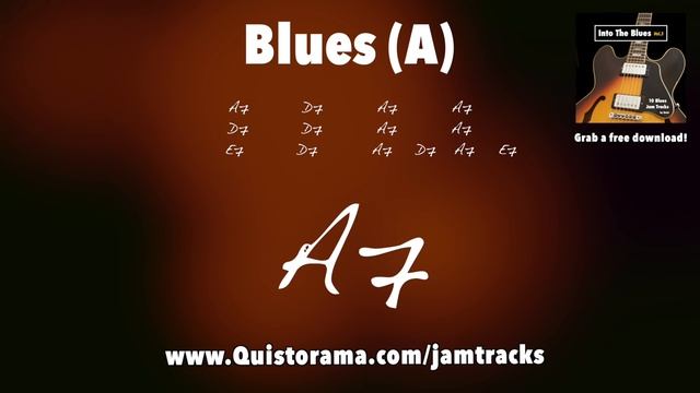 Slow Blues Jam _ Sexy Guitar Backing Track (A) смотреть онлайн