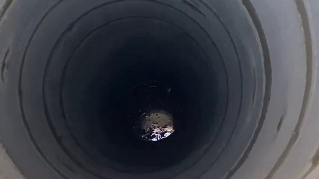 Питьевой колодец под ключ с глубиной шахты 17,5 колец. смотреть онлайн