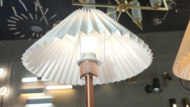 Современный светильник с ретро абажуром смотреть онлайн