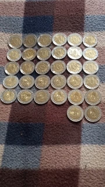 Тридцать Две МОНЕТЫ 200 ТЕНГЕ решкой и орлом на байково? смотреть онлайн