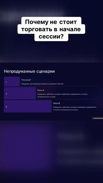 🟢Почему не стоит торговать в начале сессии?🟢 #крипто