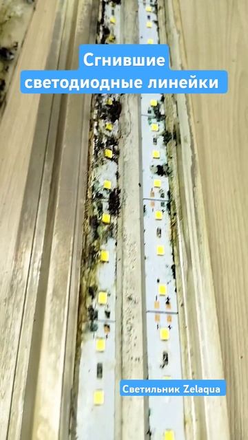 Разрушенные конденсатом светодиодные линейки в свети смотреть онлайн