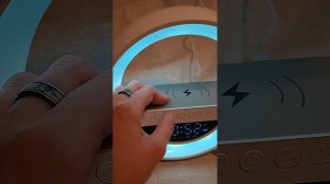 Умный ночник: подсветка,  часы, Bluetooth  колонка