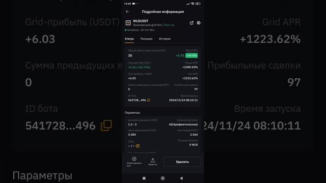 Grib-bot неделя в пустую #solana #wld #crypto
