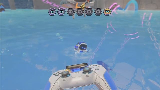 Astro Bot : Подводные Пузыри. Прохождение 100%. Все Боты, Пазл