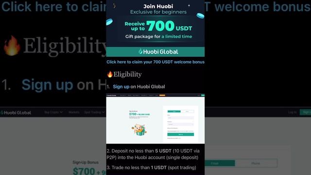 Приветственный бонус от биржи HuobiGlobal ! Регистрируйтес? смотреть онлайн