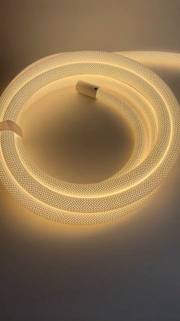 Гнучкий круглий LED неон 22 мм в тканинному обплетенні 5м смотреть онлайн