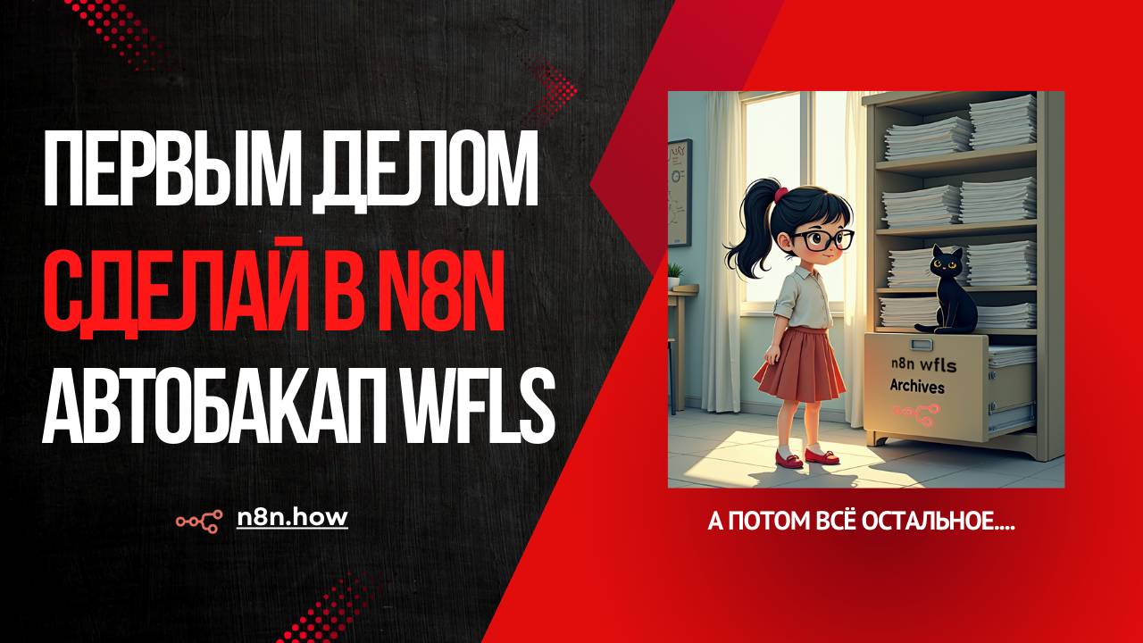 N8N - ужас, можешь потерять все сценарии! Спасение - автобакап всех Workflows