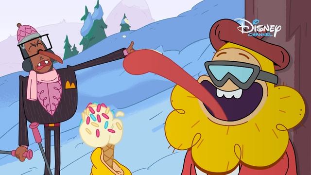 Състезание по ски | Неудържимият жълт йети | Disney Channel Bulgaria