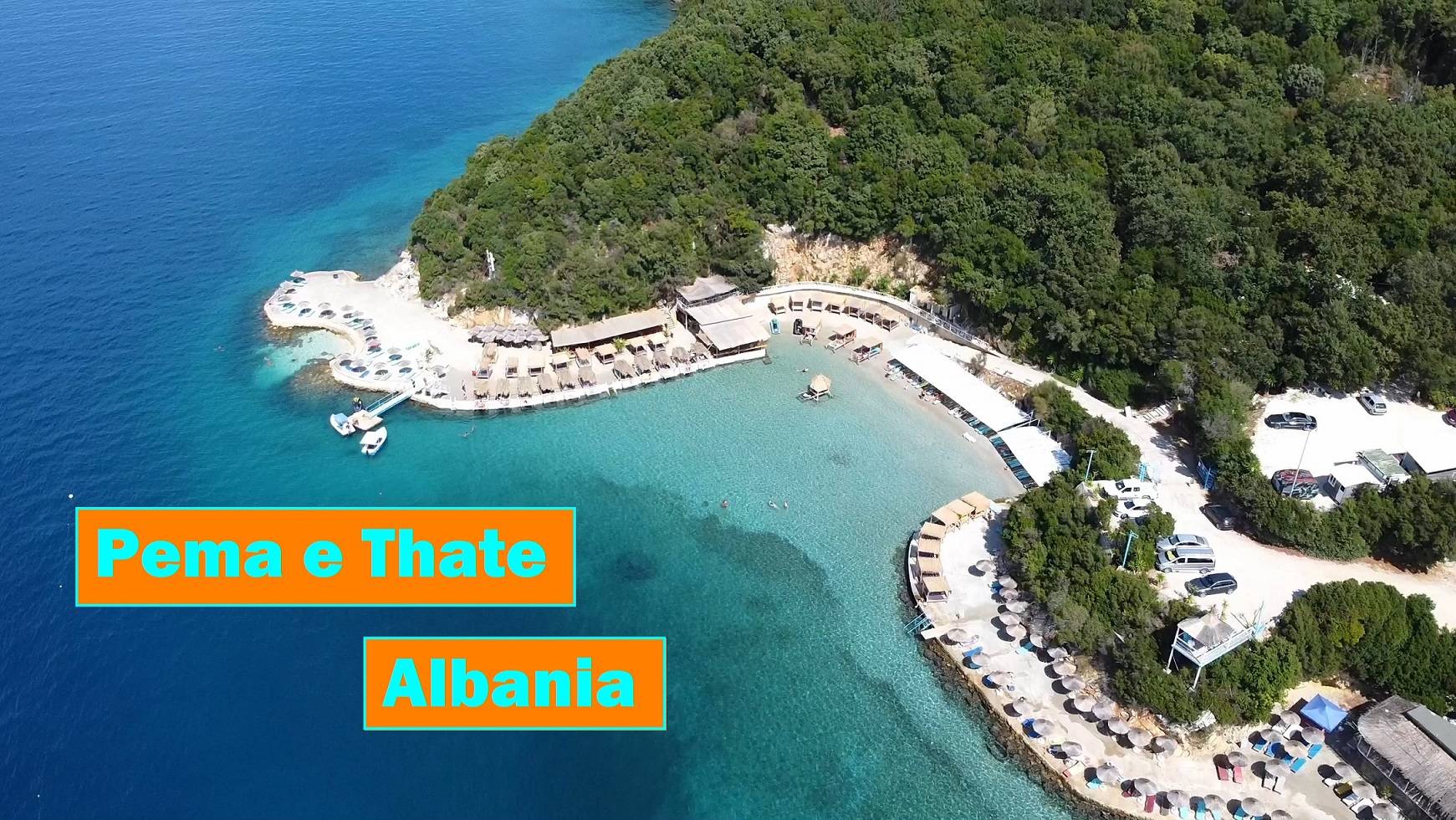 Пляж Pema e Thate. Албания. смотреть онлайн