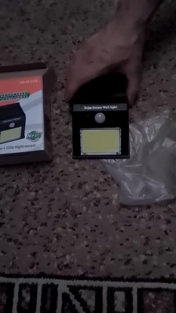 Отзыв №29 ⭐⭐⭐⭐⭐   Solar Lamp Уличный светильник С датчико