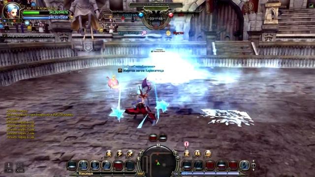 Dragon Nest PvP Криомант Vs Бомбардир 70лвл (Elestra Vs Shooting Star 70lvl)