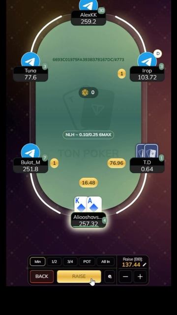 Самая странная раздача😮 #holdem #poker #покер #gaming #криптова смотреть онлайн