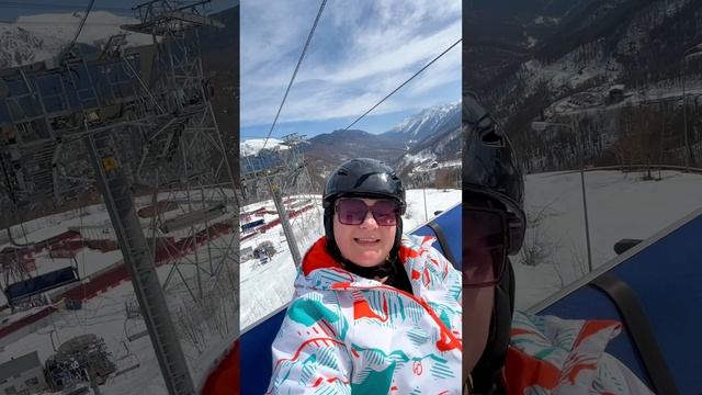 3-й день нашего путешествия. Роза Хутор, родельбан.12.03.2025