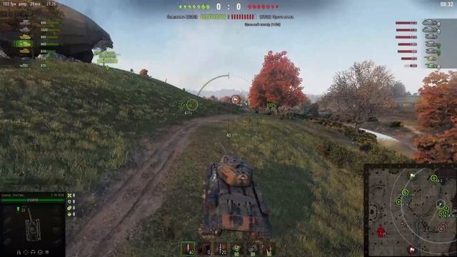 Зашла в гости в клан "Бешеная белка" ➳ World of tank смотреть онлайн