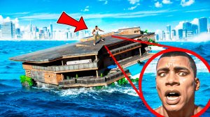 ПЕРЕЖИЛ ЦУНАМИ В ДОМЕ ФРАНКЛИНА В ГТА 5! КОНЕЦ СВЕТА и АПОКАЛИПСИС ОБЗОР МОДА GTA 5 ОНЛАЙН