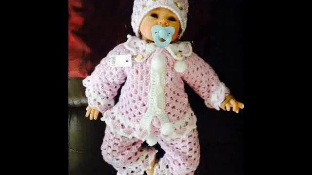 crochet for child.вязание для детей крючком .Vakre heklede klær til barn смотреть онлайн