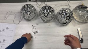 💫 Процесс сборки люстры с регулировкой высоты