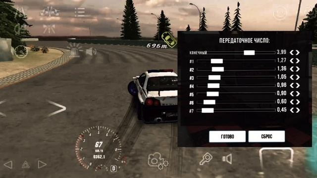 Дрифт настройка на Скайлайн р34 !