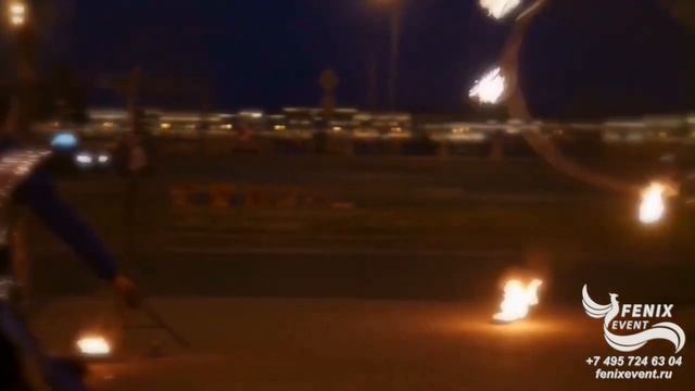 Заказать фаер шоу на праздник, свадьбу и корпоратив в Москве - огненное шоу на День Рождения смотреть онлайн
