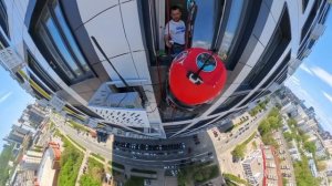 монтаж 2х внешних блоков в одну корзину