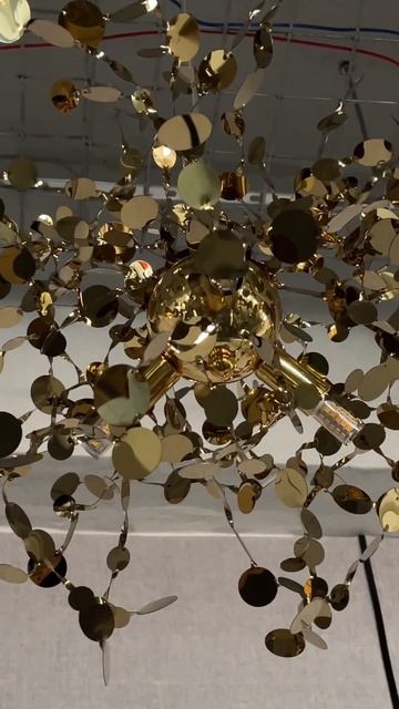 Подвесной светильник под заказ #ledlights#chandelier #interiordesign смотреть онлайн