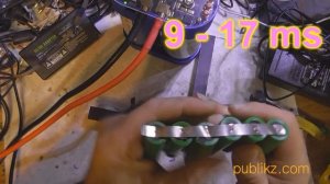 Подбор режима ионисторной сварки KEKK K7-PRO на  АКБ 18650 + ни