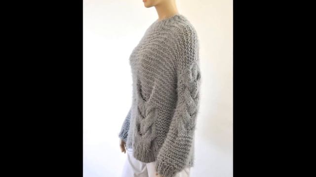 Вязание Модного Свитера Спицами - Модели - 2019 / Knitting a Fashionable Knit Sweater смотреть онлайн