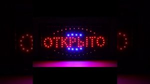 Вывеска светодиодная LED "Открыто", 220V