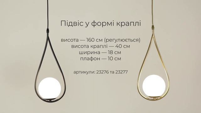 Підвісний світильник капля 1 скляний білий плафон Е27 ч смотреть онлайн