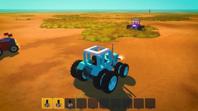 БИТВА: СТРОИМ ТРАКТОР НА ПОРШНЯХ В SCRAP MECHANIC!!! смотреть онлайн