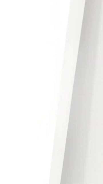 Напольное зеркало с лампочками белое 175-75см