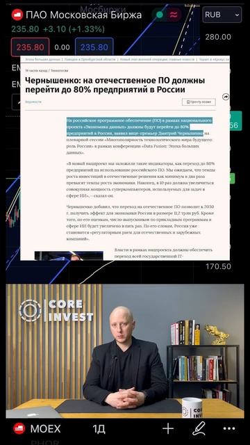 Покупаем новые акции в инвестиционный портфель #инвес смотреть онлайн