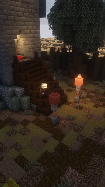 Декоративный фонарь при входе в дом #майнкрафт #постро смотреть онлайн