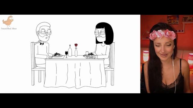 ПЕРВОЕ СВИДАНИЕ КУПЛИНОВА / КУПЛИНОВ НА СВИДАНИИ АНИМАЦИЯ | Реакция на Smart Birt Show