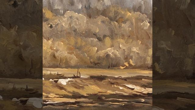 Картина авторская "Андреевский луг". Художник - Павел Масякин. Холст / Масло, 30х40 см смотреть онлайн