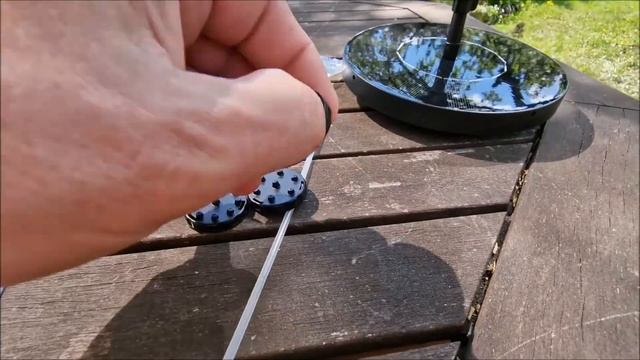 Посылка с Aliexpress.Садовый фонтанчик на солнечной батаре