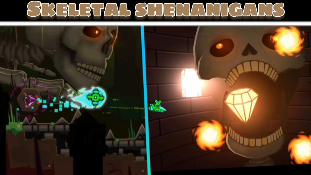 новый event! Skeletal shenanigans by YoReid в geometry dash смотреть онлайн