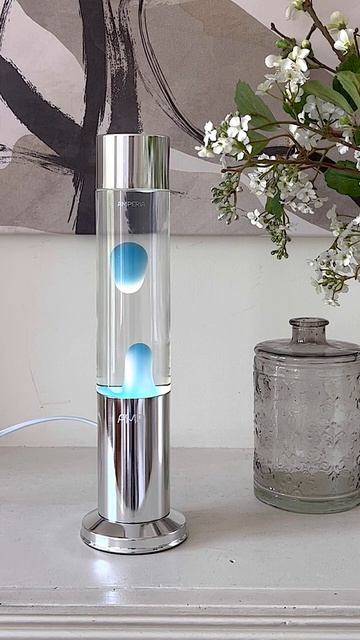 Лава лампа Amperia Tube Бирюзовая/Прозрачная (39 см) Chrome смотреть онлайн