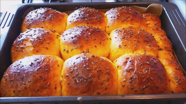 Выпечка с ТЫКВОЙ булочки с ОСЕННЕЙ изюминкой Рецепты с Тыквой Тыква рецепты приготовления