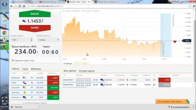 Видео урок заработка Как заработать деньги в Olymptrade Ол? смотреть онлайн
