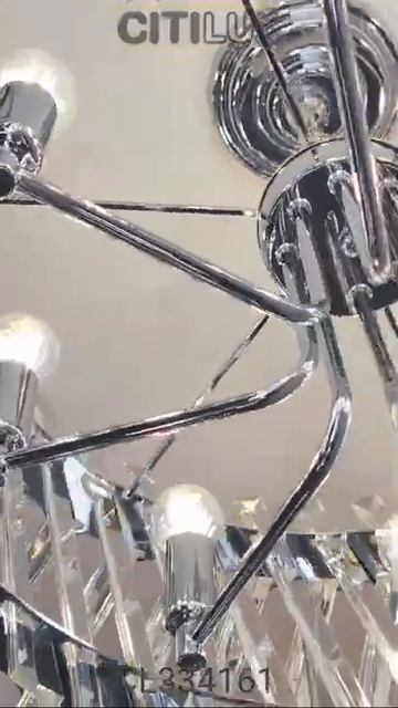 Citilux Ингвар CL334161 Люстра подвесная хрустальная Хром смотреть онлайн