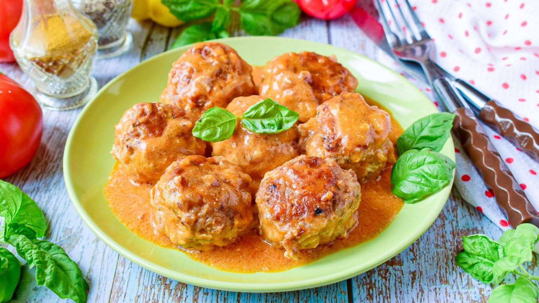 🍗 ТЕФТЕЛИ ИЗ КУРИНОГО ФАРША В СМЕТАННОМ СОУСЕ 🍗