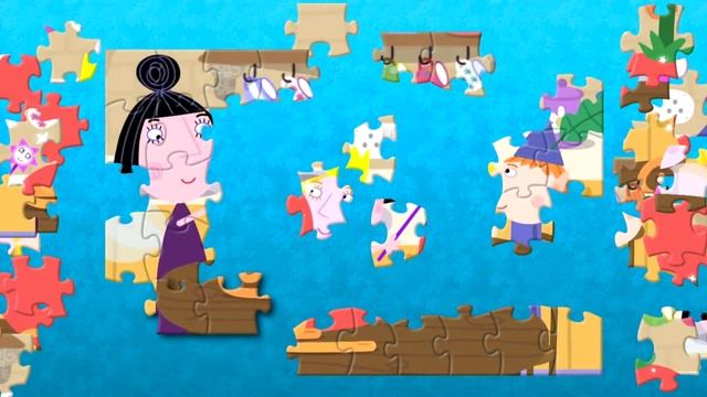 Пазл Маленькое королевство Бена и Холли. Puzzle Ben & Holly's Little Kingdom Video Game for Kids смотреть онлайн