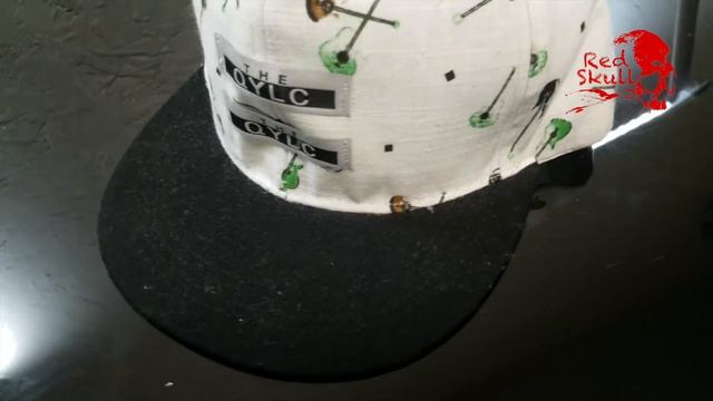 Кепка Гитары с прямым козырьком RedSkull Черная с Белым 11000012 смотреть онлайн