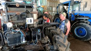 Василий Викторович запускает двигатель после ремонта!