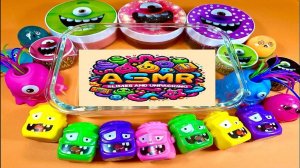 АСМР СЛАЙМ | Монстр слайм | Микс крутых слаймов