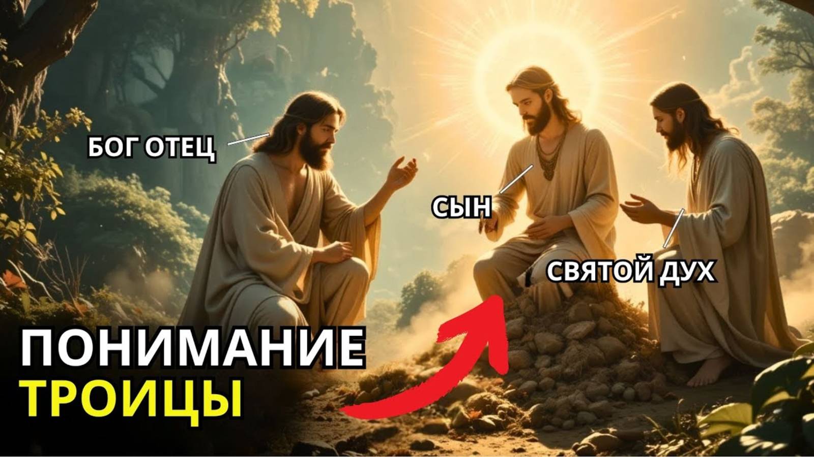 ТРОИЦА – Понятное Объяснение. РАЗБИРАЕМ сложную тему Троицы ПРОСТЫМИ словами! смотреть онлайн